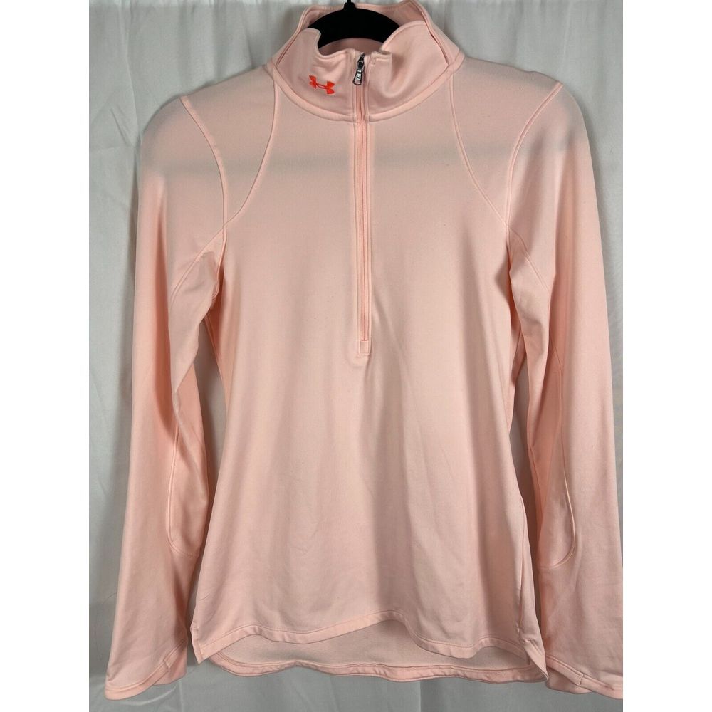 Under Armour‎ Shirt Womens Extra Small Coldgear Long Sleeve Fitted 1/2 Zip